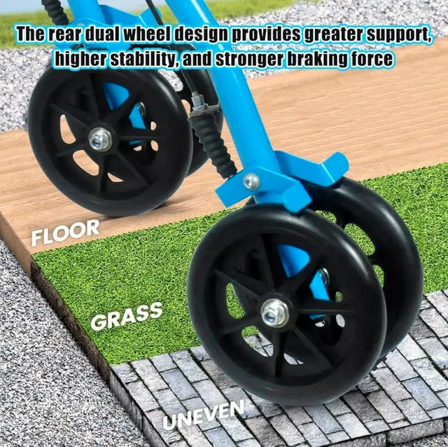 ELELIFE Lightweight Fold-N-Go Rollator Walker BRAND NEW image indicator(2)