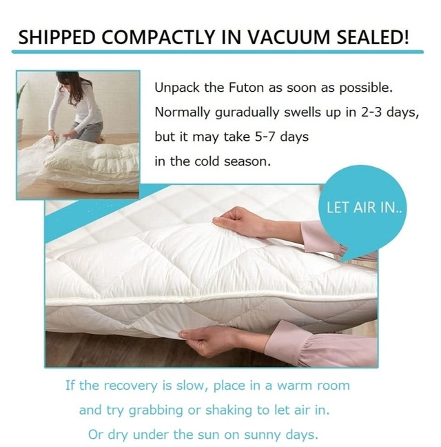 EMOOR Full Japanese Foldable Floor Mattress BRAND NEW - photo 4