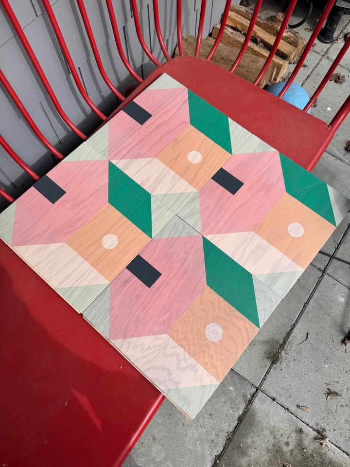 Printed Hardwood Tiles from Mirth Studio - photo 2