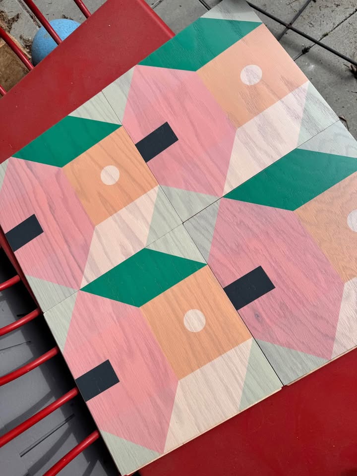 Printed Hardwood Tiles from Mirth Studio - photo 3