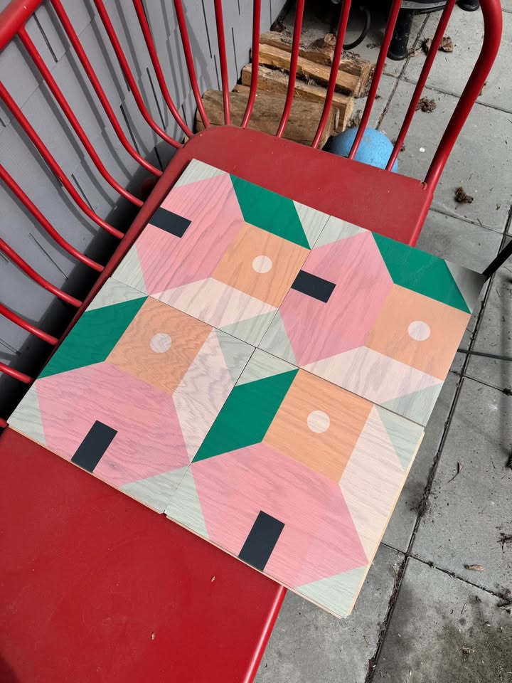 Printed Hardwood Tiles from Mirth Studio - photo 4