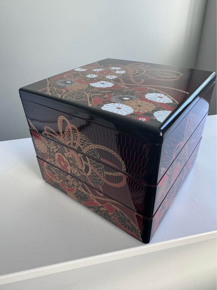 Brand new Japanese 3-tier Stacked Box - photo 3