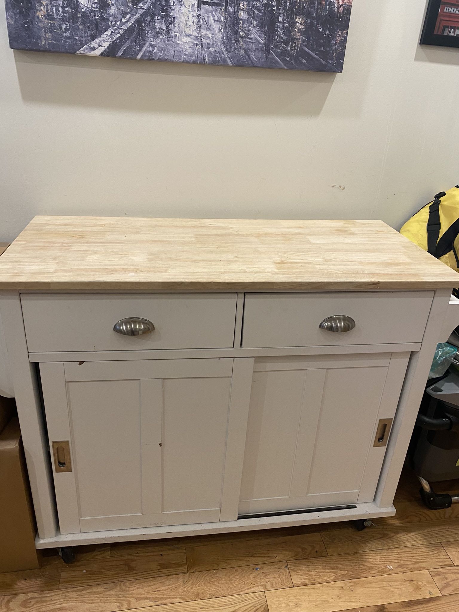 Kitchen Island Cart (Rolling)