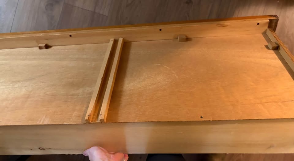 Vintage MCM Real Wood Dresser - photo 5