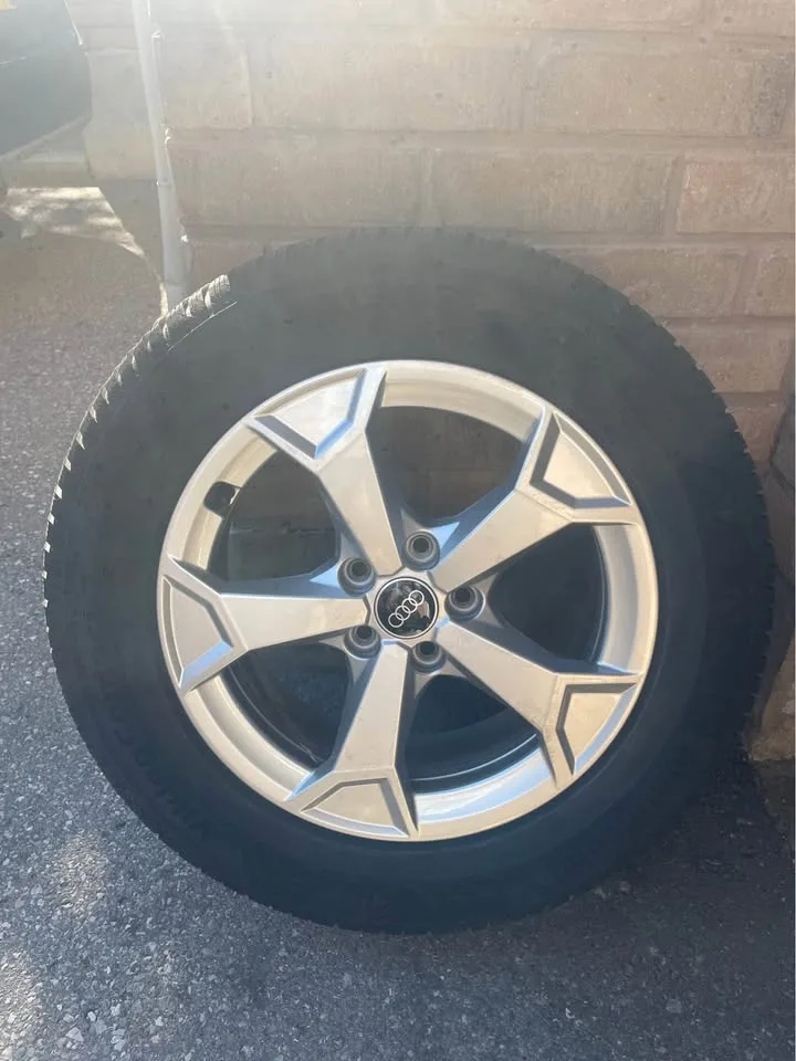 Set of 4 Winter Tires with Audi OEM Wheels image indicator(4)