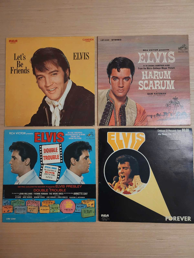 Elvis Presley Vinyl Records - 10 Albums