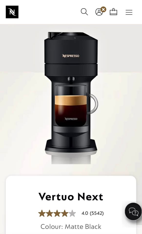 New- Vertuo Next Nespresso Machine