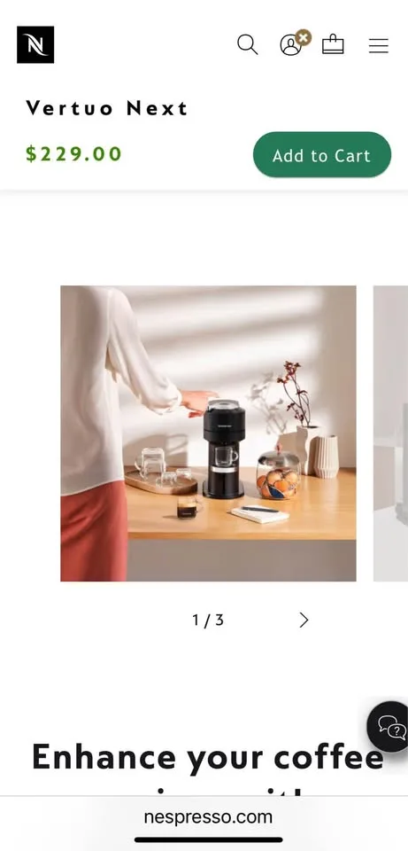 New- Vertuo Next Nespresso Machine image indicator(2)