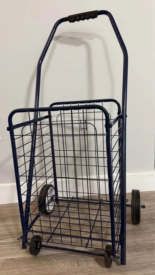 Rolling Utility/Shopping Cart - Stowable Folding Heavy Duty image indicator(3)