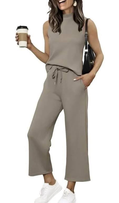 XIEERDUO Two Piece Lounge Set Outfits size S thumbnail
