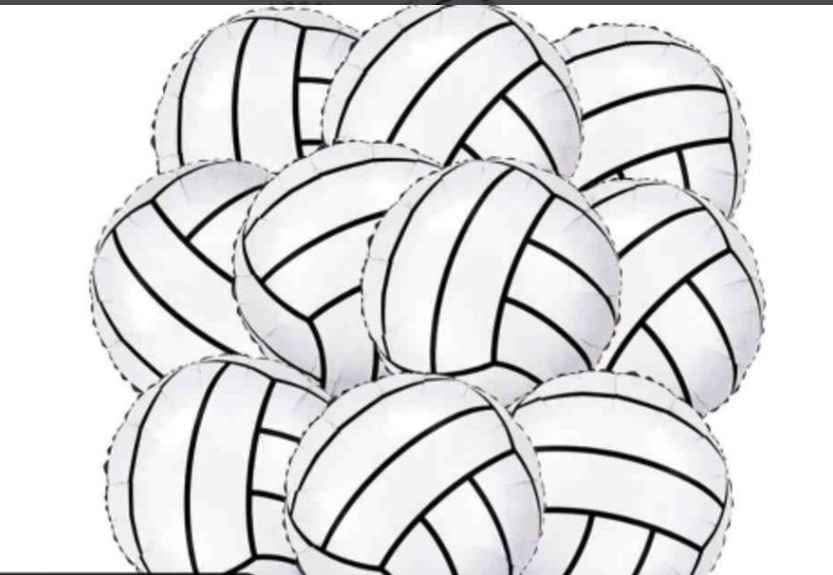 Volleyball Foil Balloons Helium Metallic Mylar Balloons - photo 5