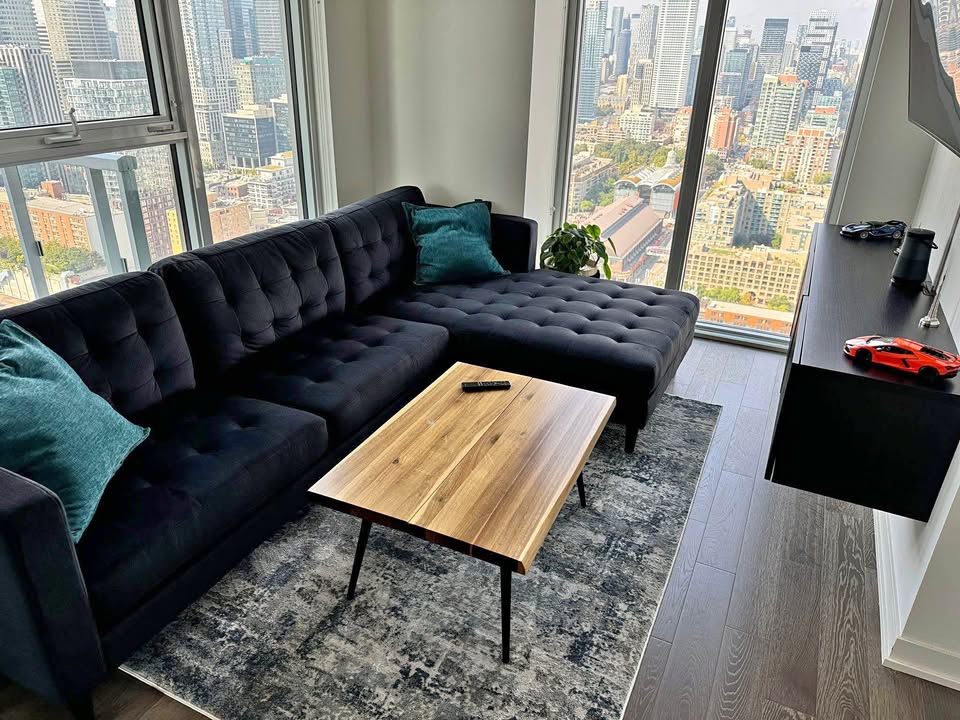 Solid Acacia Wood Live-Edge Table Slabs