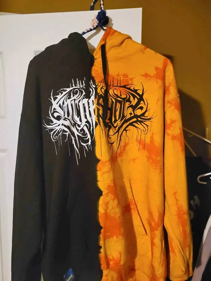 LORNA SHORE shibori threads hoodie thumbnail