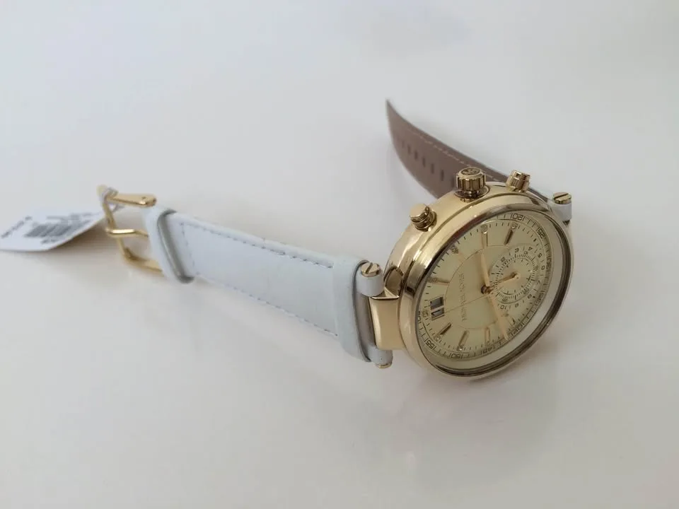 Michael Kors Women’s Sawyer Gold Dial Watch MK2528 image indicator(3)