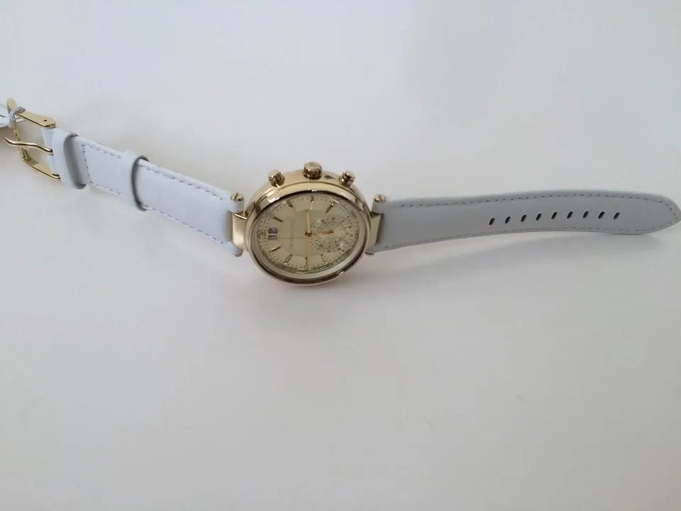 Michael Kors Women’s Sawyer Gold Dial Watch MK2528 image indicator(9)