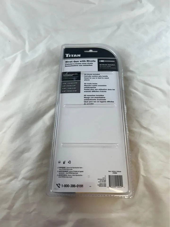 Titan Rivet Gun with Rivets - NEW image indicator(2)