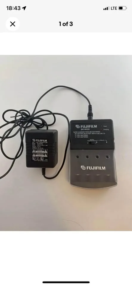 FUJIFILM BK-NH20 Rapid Battery Charger - TESTED thumbnail