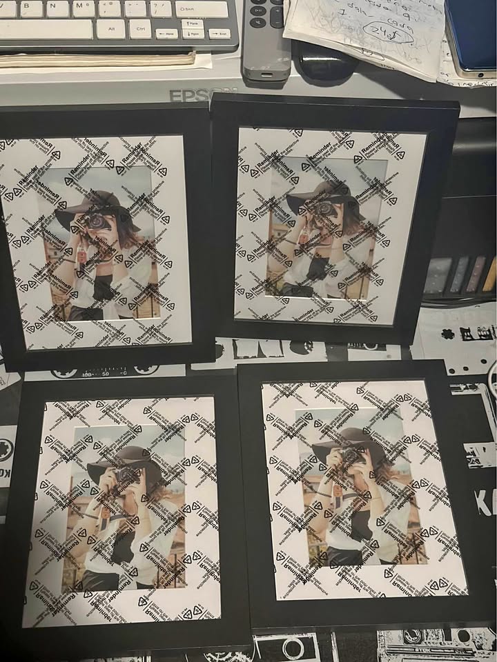 4 cuadros de 6x8 con tu foto