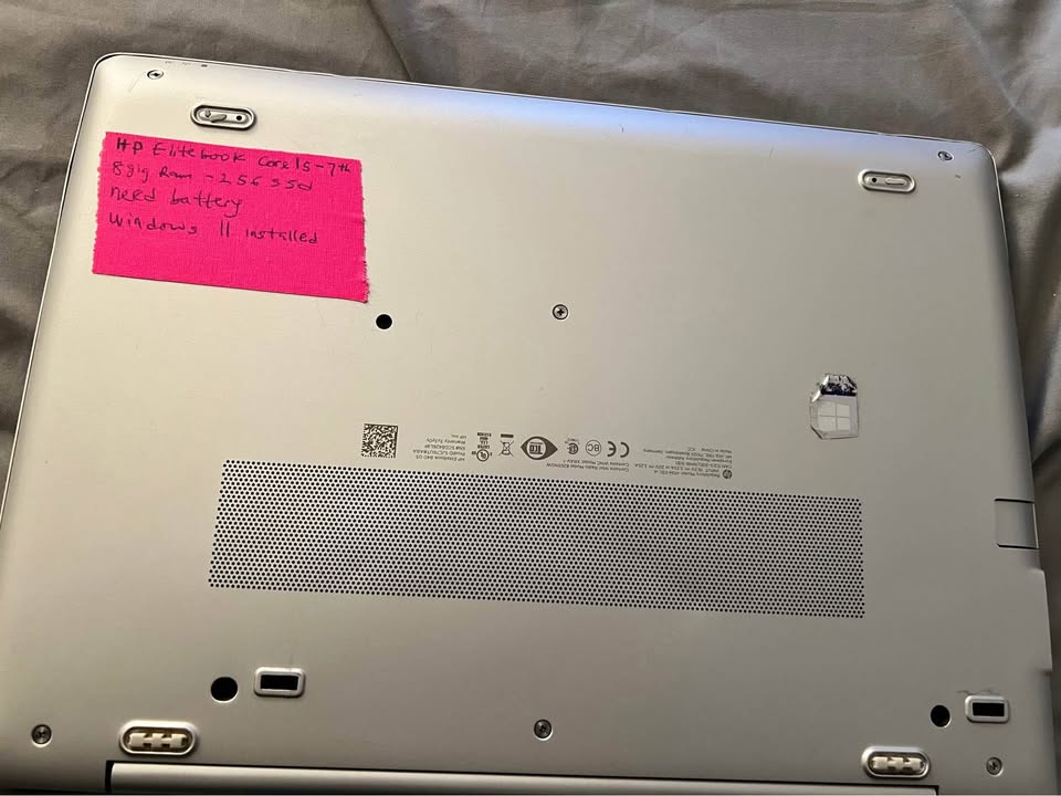 HP Elitebook core i5 - 7th gig for sale - photo 3