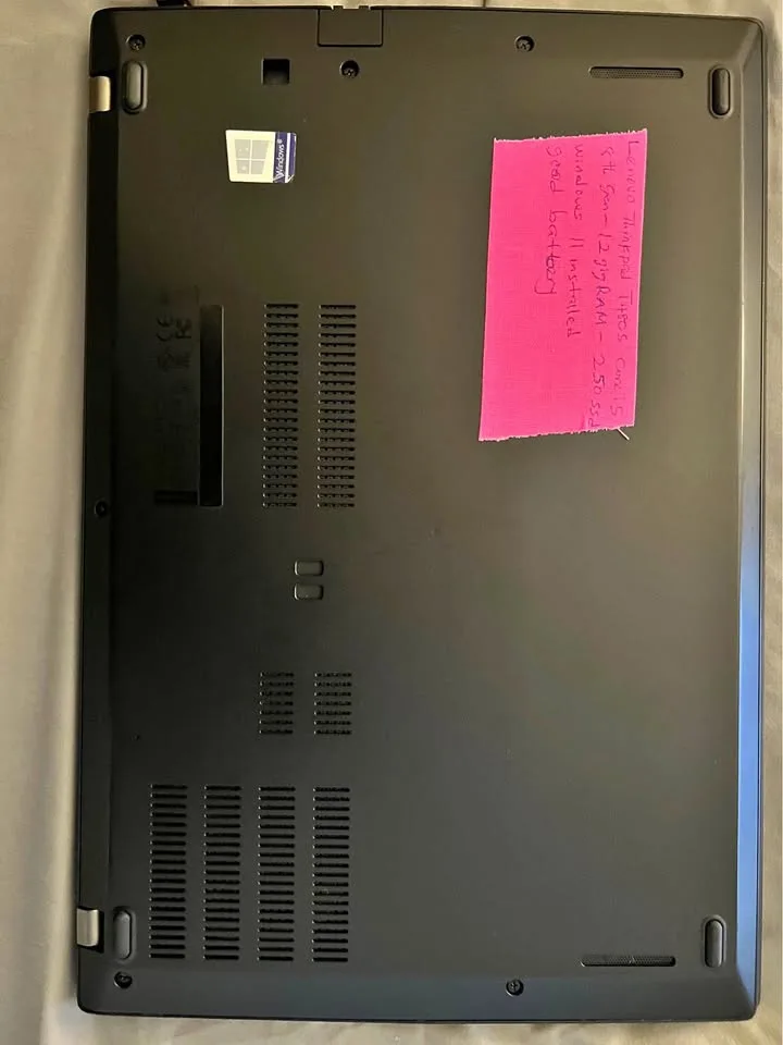 Lenovo thinkpad T480s core i5 - 8th gen for sale thumbnail