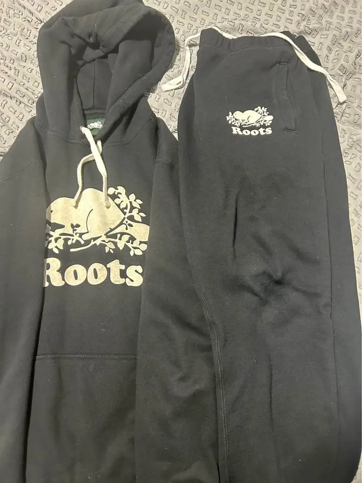 Black roots tracksuit (large) thumbnail