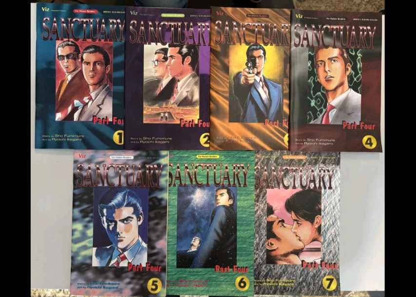 Viz Manga: Sanctuary Vol 1-5 Near complete - photo 4