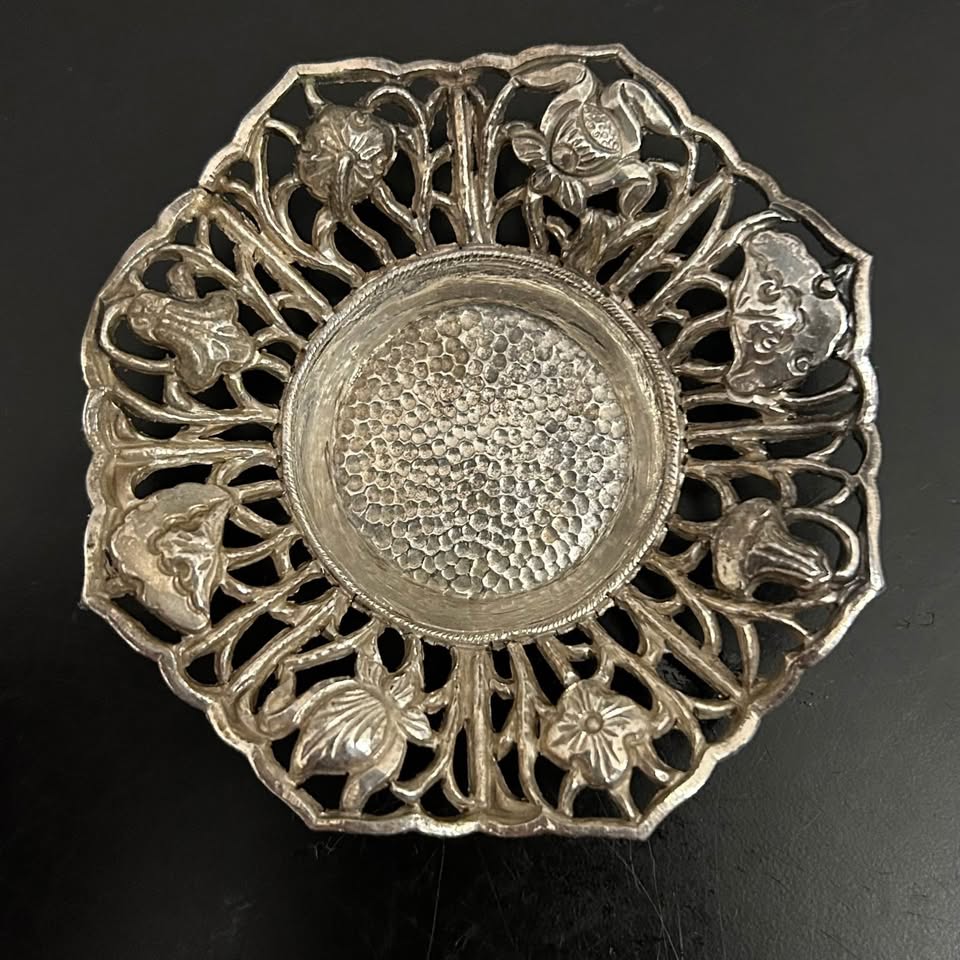 Vintage Ornate Silver-Plated Coaster Set (6 pcs) - photo 2