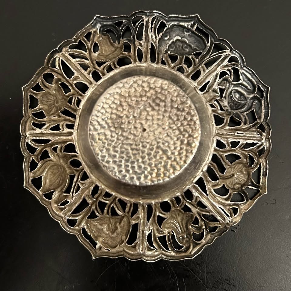 Vintage Ornate Silver-Plated Coaster Set (6 pcs) - photo 3