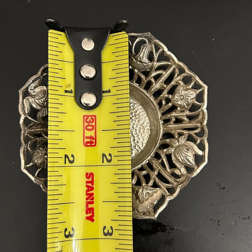 Vintage Ornate Silver-Plated Coaster Set (6 pcs) - photo 4