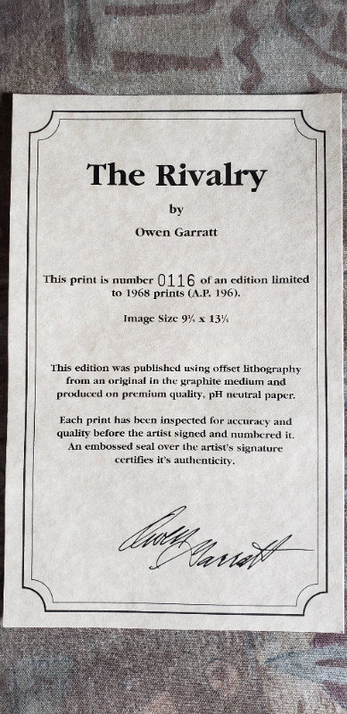 The Rivalry Limited Addition #116/1968 - photo 2