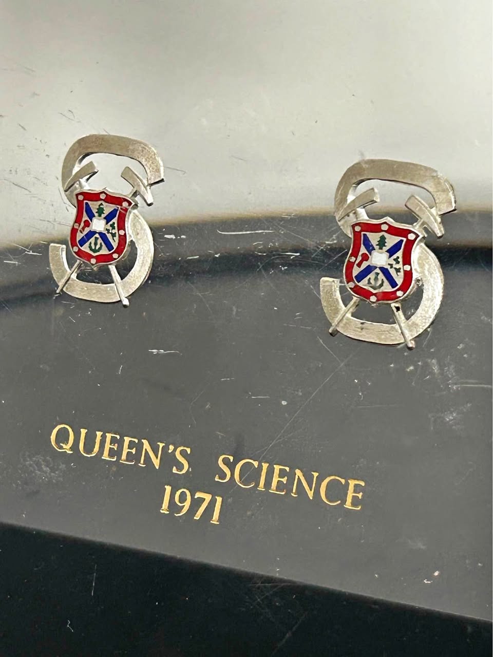 1971 Queen's University Lucite Display