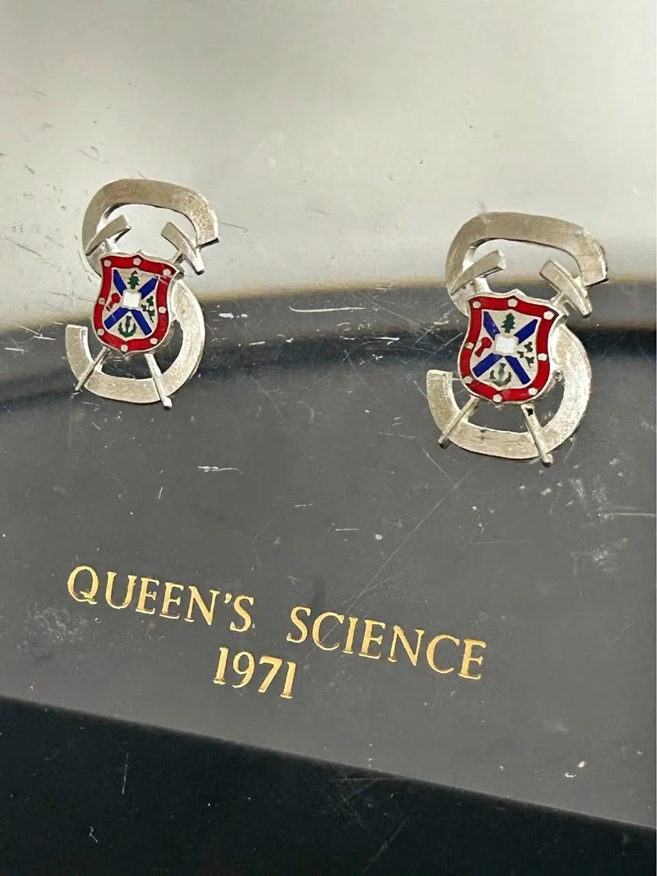 1971 Queen's University Lucite Display thumbnail