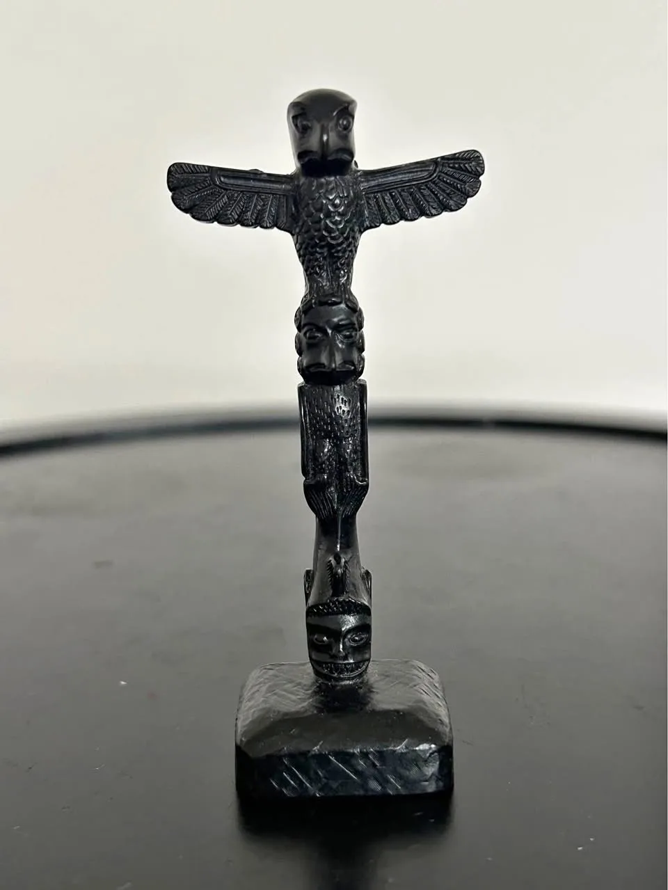 Vintage Boma Canada Resin Totem Pole –3,5” thumbnail