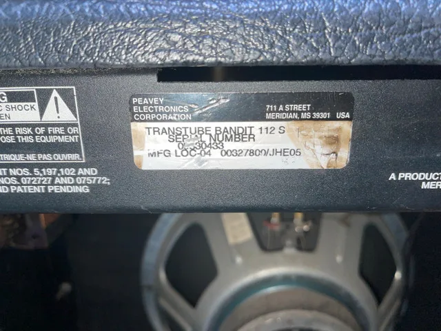 Peavy Bandit 112 Sheffield Guitar Amp image indicator(4)