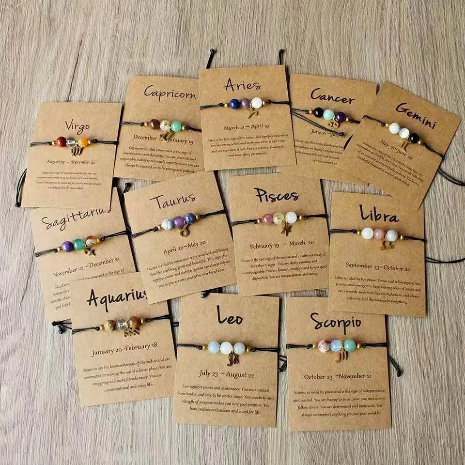 12 Zodiac Signs Bracelet