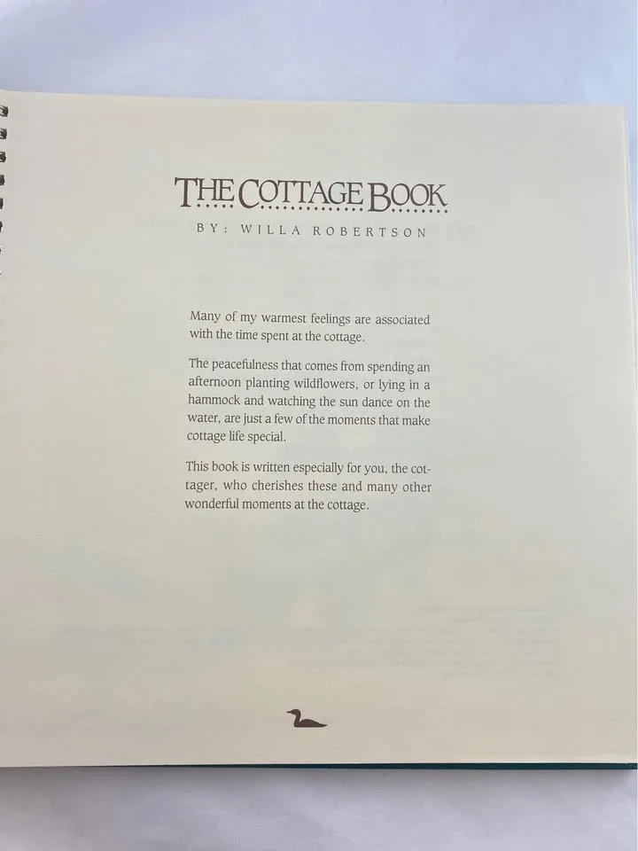 The Cottage Book by Willa Robertson - Excellent Condition image indicator(5)