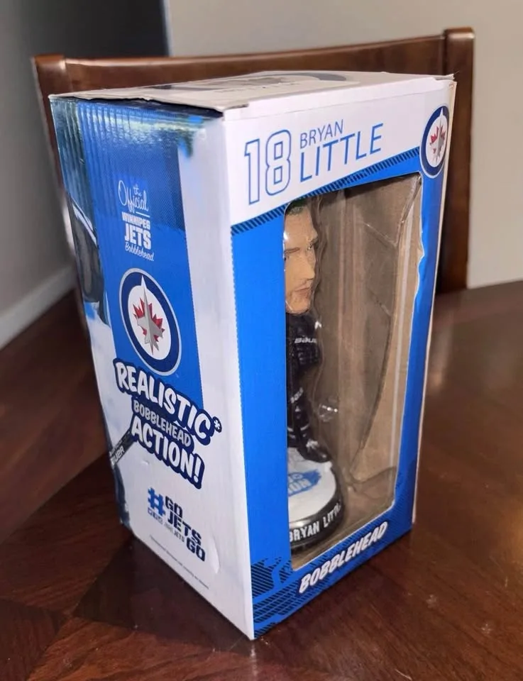 Brian Little #18 Winnipeg Jets Bobblehead NHL Hockey image indicator(2)