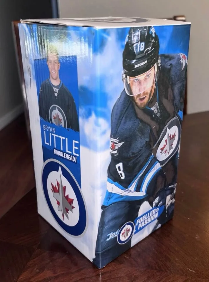 Brian Little #18 Winnipeg Jets Bobblehead NHL Hockey image indicator(3)