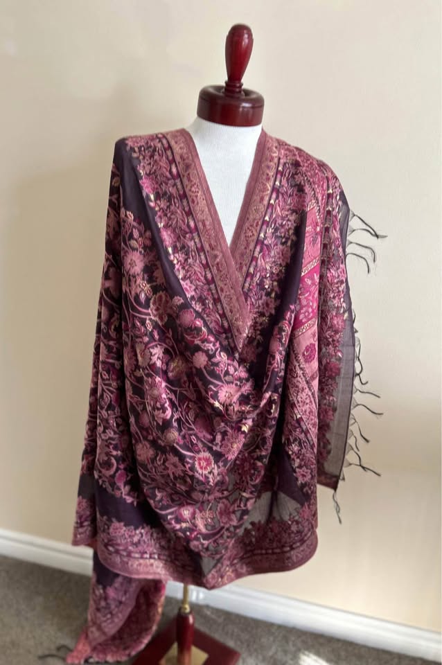 Mulberry Silk Kani Shawl( Duppata) - photo 2