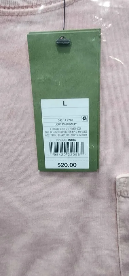 2 Pink GOODFELLOW LONG SLEEVE SIZE LARGE image indicator(2)