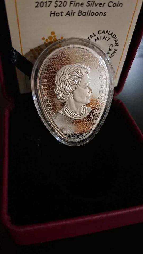 2017 Royal Canadian Mint Hot Air Balloons Silver Coin image indicator(4)