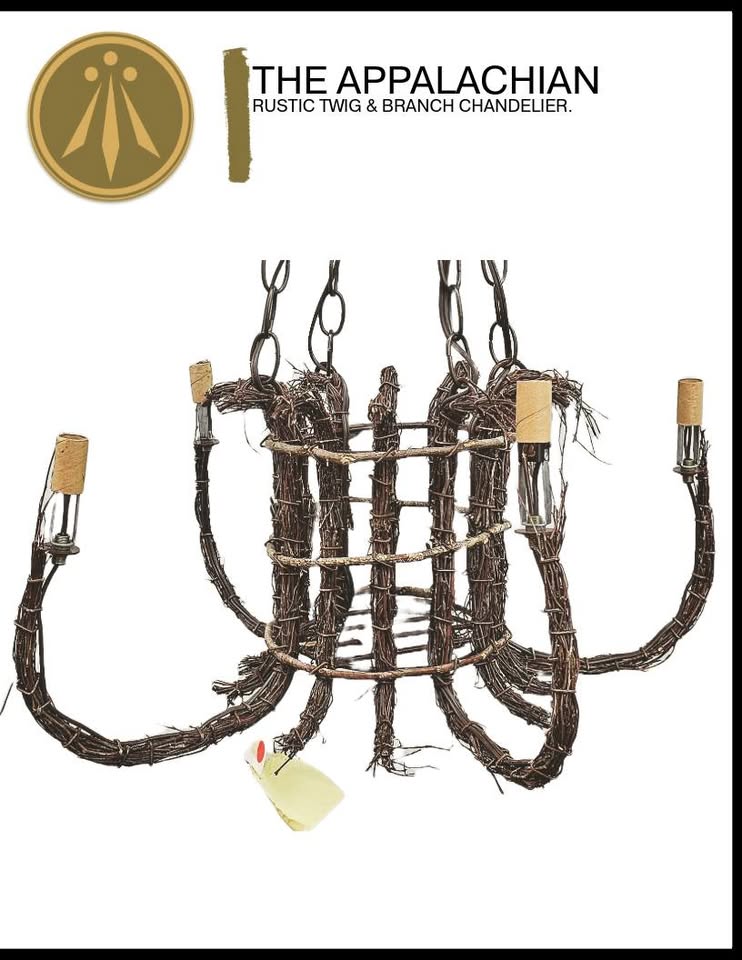 The Appalachian Rustic Twig & Branch Chandelier 💡 - photo 3