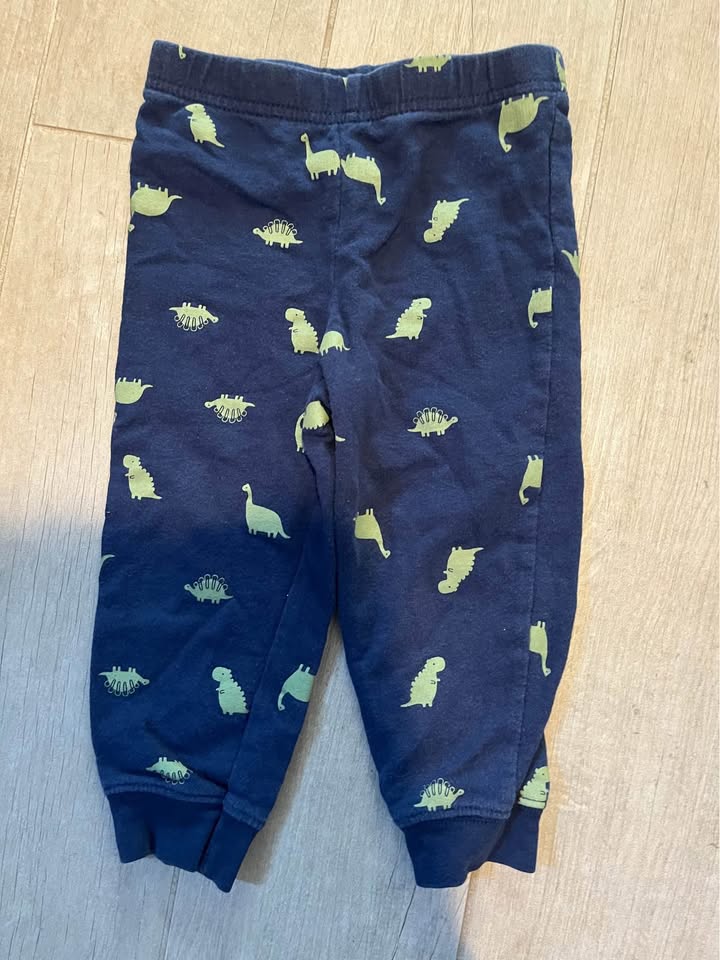Two pair of boys joggers. Lots of dinosaurs! Size 18 mo. - photo 3