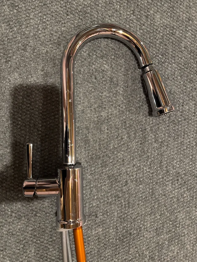 MOEN KITCHEN FAUCET WITH SIDE SOAP DISPENSER thumbnail