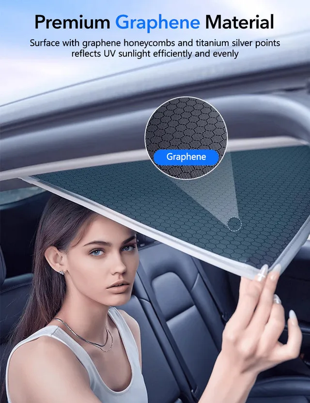 TESLA MODEL Y roof SUNSHADE (tesery) best offer image indicator(2)