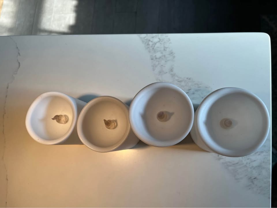 NWOT 4 LED pillars - flameless candles. 4” and 6” tall. - photo 3