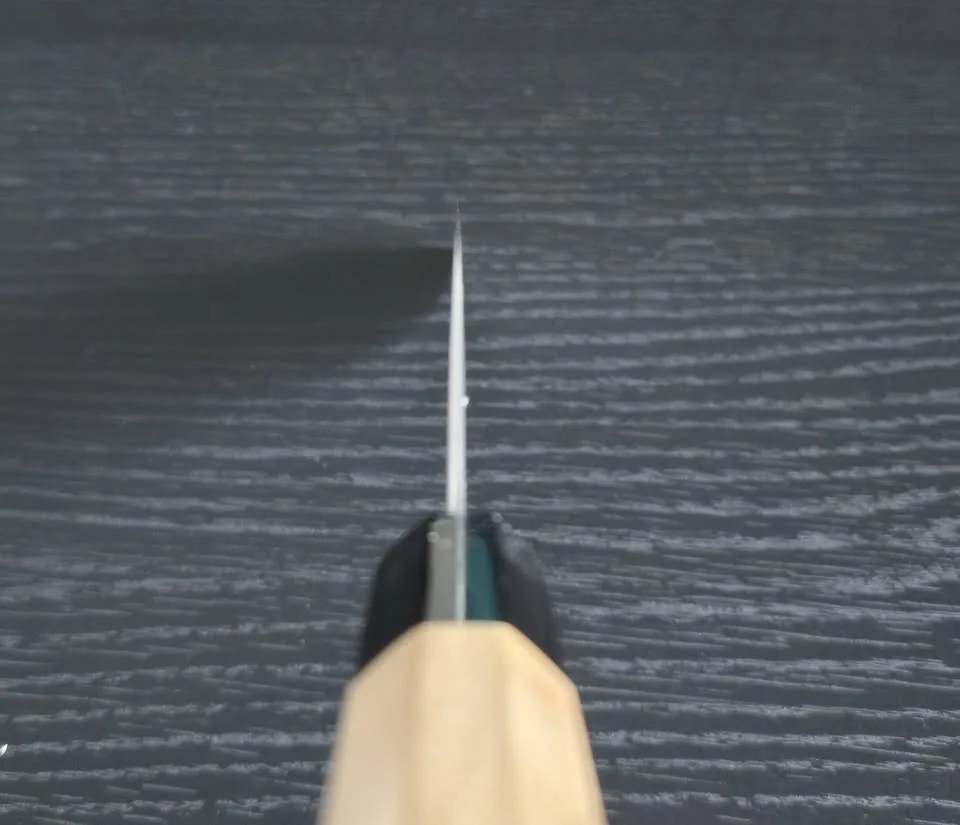 Japanese Chef Knife - 21cm (8") Aogami Super - Oak Handle 🥕 image indicator(4)