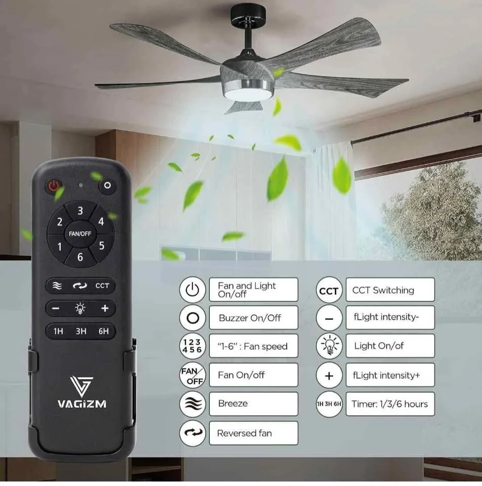 Vagizm 52" LED DC Motor Ceiling Fan image indicator(5)