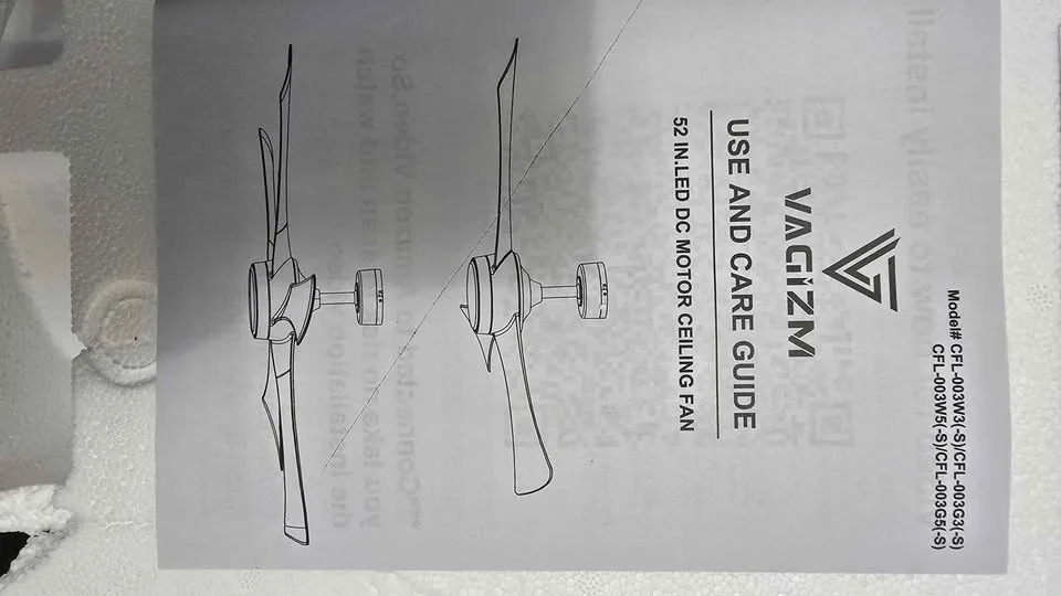 Vagizm 52" LED DC Motor Ceiling Fan image indicator(8)