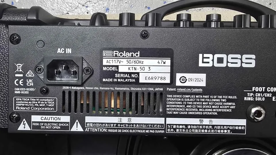 Boss Katana 50 Gen 3 Guitar Amplifier- Brand New image indicator(4)